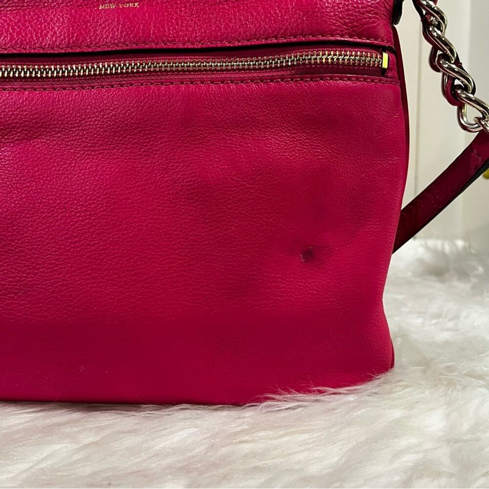 Kate Spade New York Cobble Hill Ellen Leather Adjustable Crossbody Handbag Pink - Picture 13 of 16